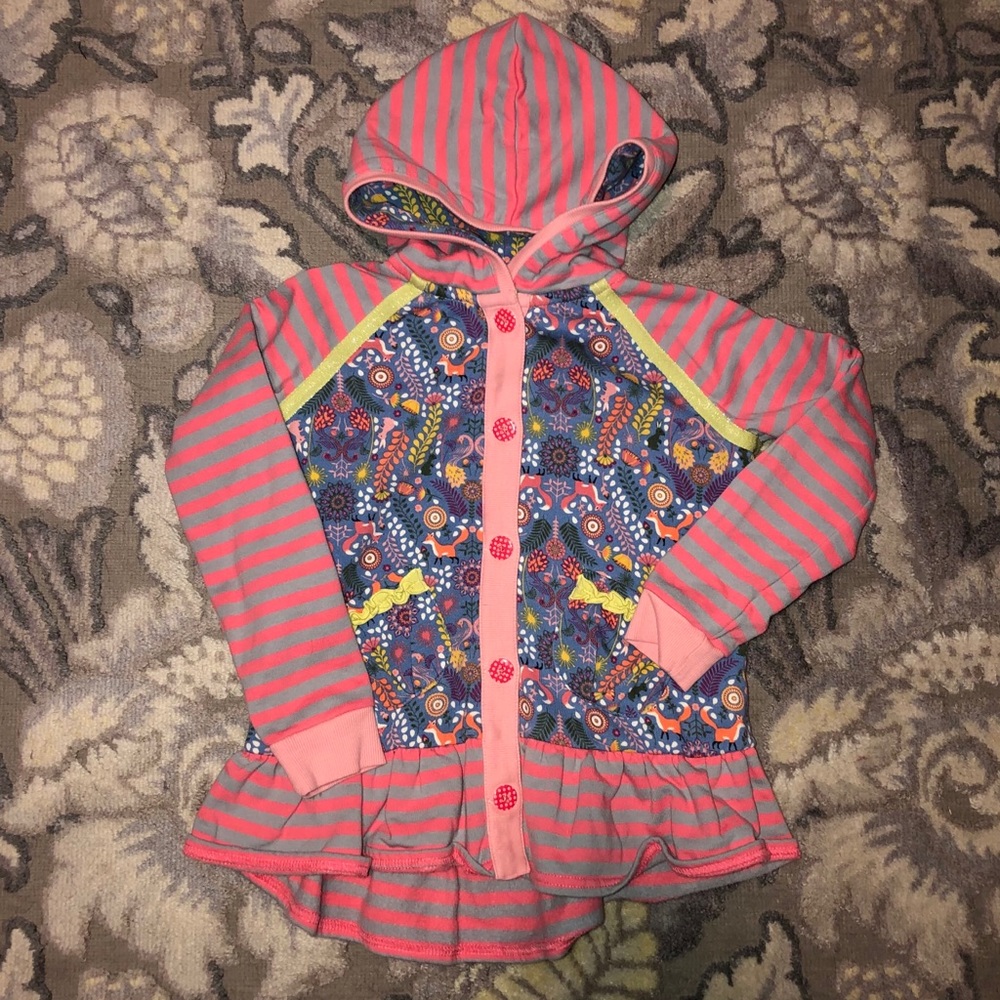 Size 6 Matilda Jane Peplum Hoodie
